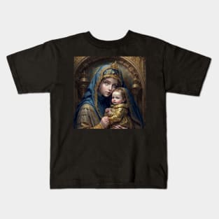 Madonna and Child Kids T-Shirt